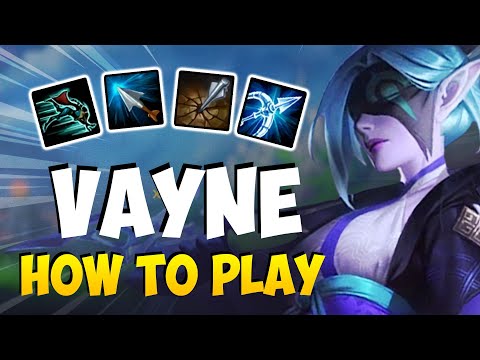 HOW TO PLAY VAYNE ADC FOR BEGINNERS | VAYNE Guide Season 11 | League of Legends
