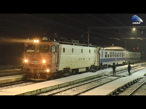 Trenurile Iernii în Gara Năsăud 🚊☃❄🚊 Winter Trains in Năsăud Railway Station - 15 December 2024