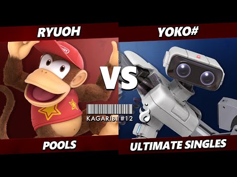 Kagaribi 12 - Ryuoh (Diddy Kong) Vs. Yoko# (ROB) Smash Ultimate - SSBU