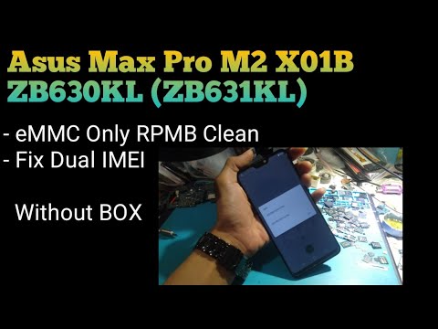 Change eMMC Only Asus Max Pro M2 Without Box | Fix Dual IMEI @mobilecareid