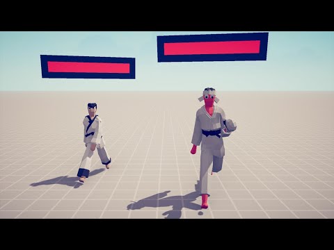 TAEKWONDO CHAMPION & KICKBOXER + HP BAR vs 10x UNITS - TABS - Totally Accurate Battle Simulator
