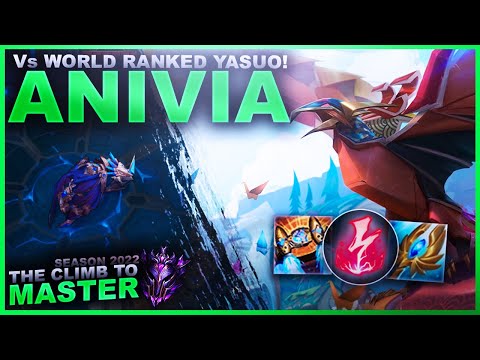 MY WORLD RANKED ANIVIA Vs A WORLD RANKED YASUO! - Climb to Master | League of Legends