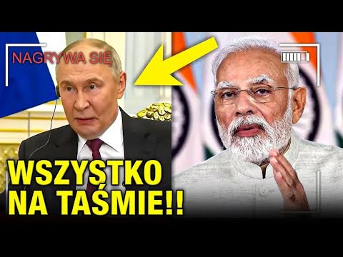 Putin wybucha na żywo w TV przy premierze Indii