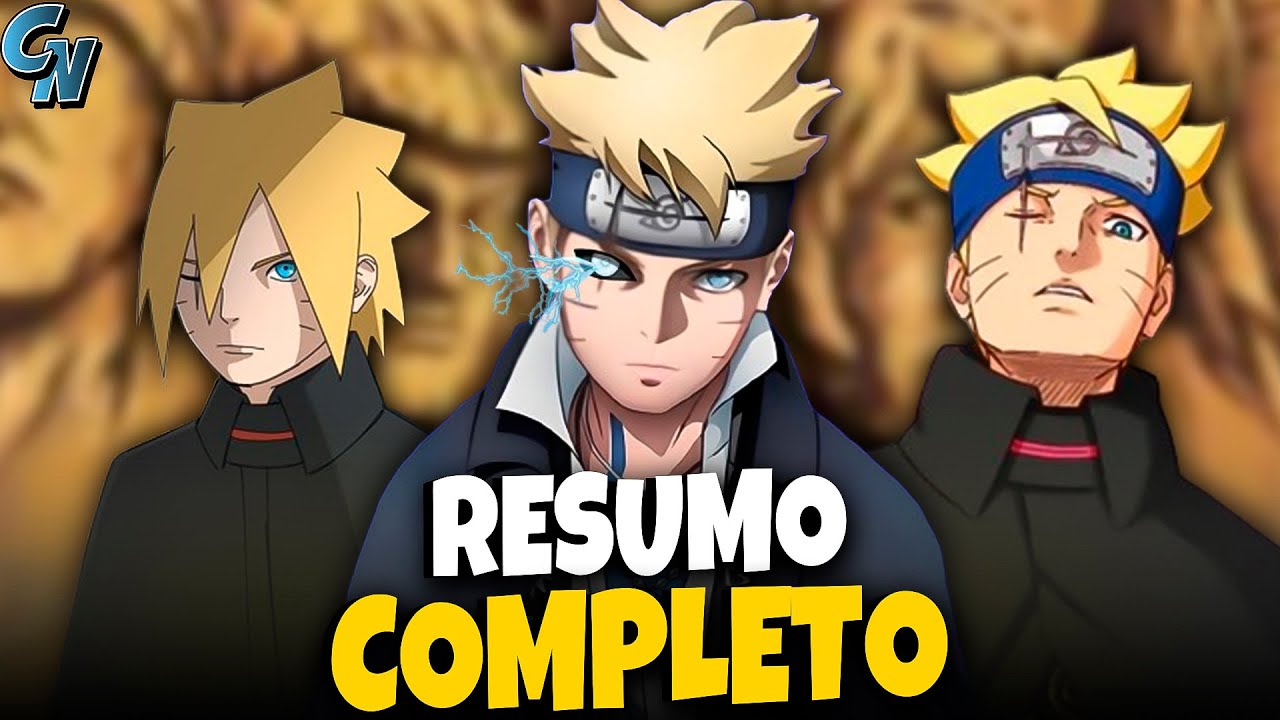 BORUTO TWO BLUE VORTEX RESUMO (1-8)!