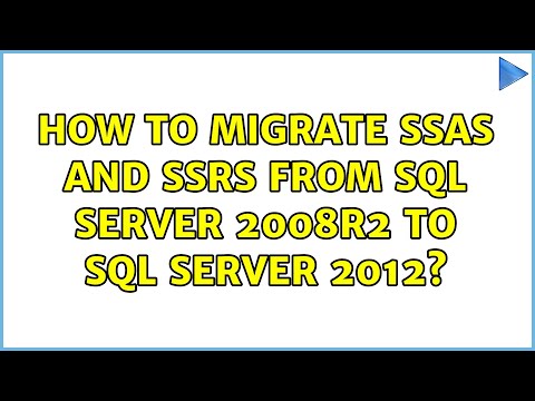 How to migrate SSAS and SSRS from SQL Server 2008R2 to SQL Server 2012?
