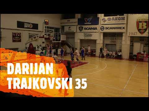 Darijan Trajkovski KK Vardar Match Highlights