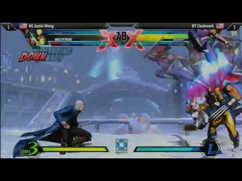 UMVC3 NorCal Regionals 2015 Top 8 Justin Wong vs Clockwork