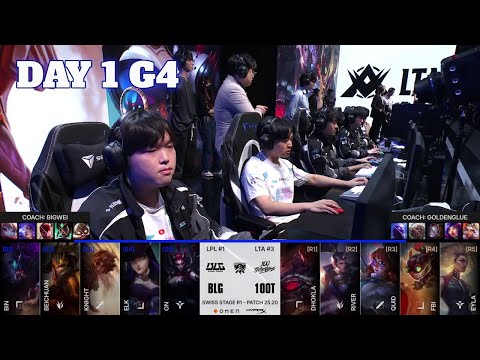 BLG vs 100T | Day 1 LoL Worlds 2025 Swiss Stage | Bilibili Gaming vs 100 Thieves full