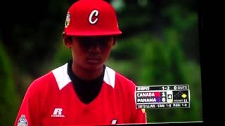 2012 LLWS Clips- Canada vs Latin America (Part 6/9) James Gonzalez homerun