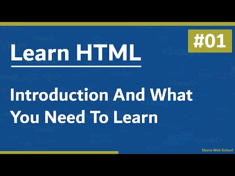 Learn HTML In Arabic 2021 - #01 - Introduction and What I Need To Learn