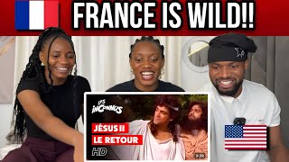 Reaction to Les Inconnus - Jésus II le retour 🇫🇷