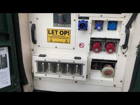 Perkins FG Wilson 60 kVA Supersilent Rental generatorset stocknr 3324