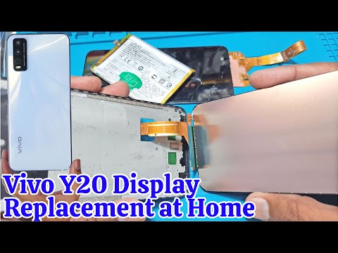 How to change replace Vivo Y20 Display Unit Combo Panel