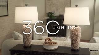 1_Watch A Video About the Anna Pebbled Coastal Modern Table Lamps Set of 2