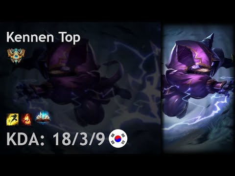 Kennen Top vs Olaf - KR Challenger Patch 7.24