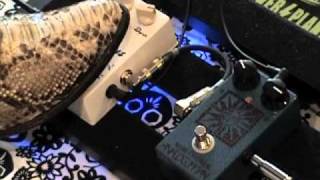 Video thumbnail for Chorus pedal comparison CMATMODS Analog Chorus and Analogman Standard by gearmanndude