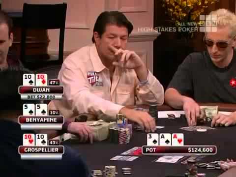 'durrrr' and 'Elky' playing the same hand