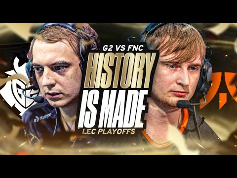 HISTORY IS MADE - G2 TAKE ON FNC IN THE LEC PLAYOFFS SUMMER 2024 - CAEDREL