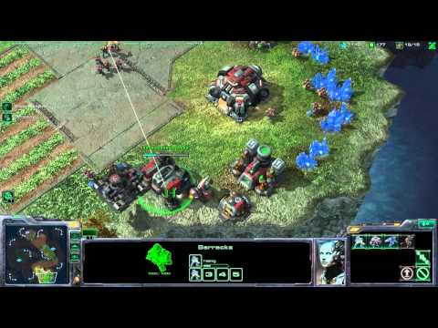 Starcraft 2 Protoss vs. Terran Dark Templar Rush