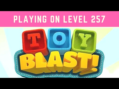Toy Blast App - Playing Level 257 (Failed)