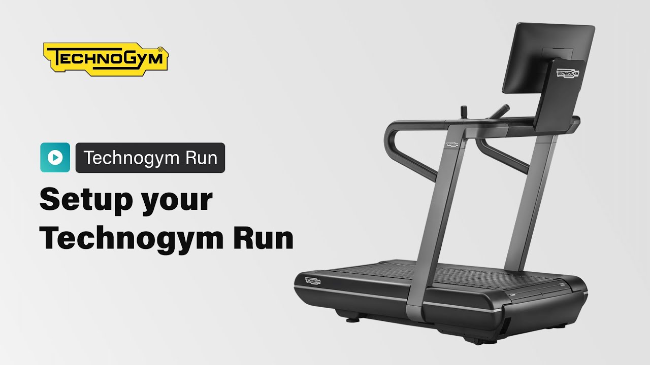 Technogym Run | How to setup your Technogym Run