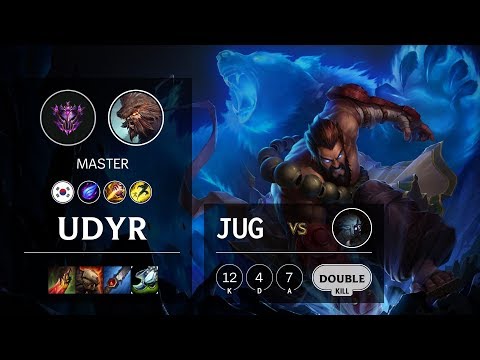 Udyr Jungle vs Kindred - KR Master Patch 10.12