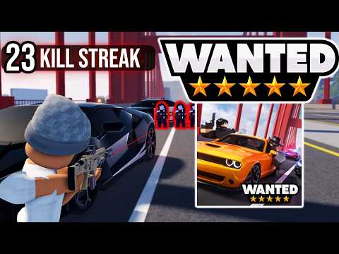 How Many Kills Can I Get in Roblox Wanted Without Dying?🔥💀