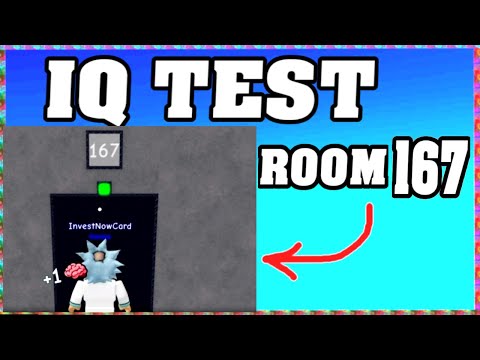 ROOM 167 IQ TEST Roblox Walkthrough 🧠 [Full Guide English]