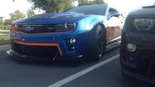 Folsom Cars and Coffee 7/28/16 (Loud Revs, Brutal Accelerations)