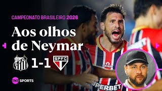 SANTOS 1X1 SÃO PAULO | MELHORES MOMENTOS | BRASILEIRÃO 2026