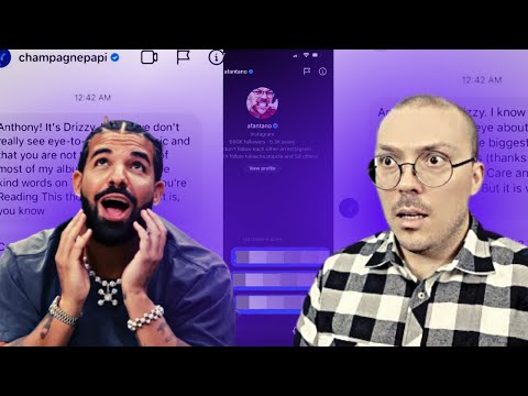DRAKE DEJA RETRATADO A ANTHONY FANTANO
