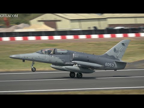 Czech Air Force Aero Vodochody L-159A ALCA departure RIAT2022