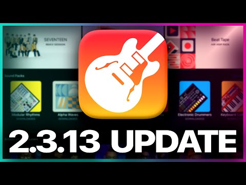 GarageBand Update 2.3.13 // Not JUST a Sound Pack...