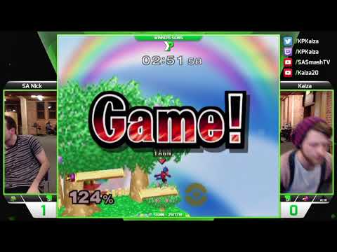 Revival of SA 2 - SSBM - SA Nick (Marth/Jigglypuff) vs Kaiza (Falco) - Winners Semis