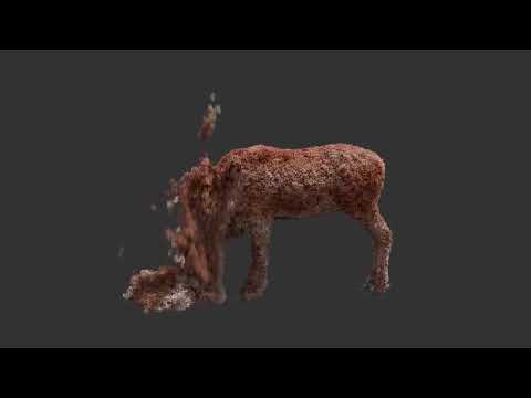 Bifrost: Test Deer colorSet MPM Simulation
