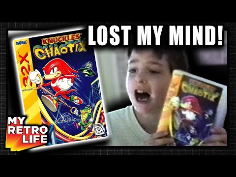 The Sega 32X Knuckles Chaotix Birthday Surprise of 1995 (Dad Kept It Hidden!)