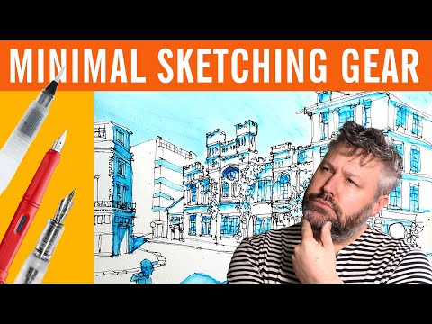 My Minimal Urban Sketching Gear