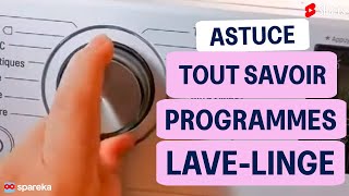 Tout savoir sur les programmes d’un lave-linge ! #tutorial #tips #programme #lavelinge