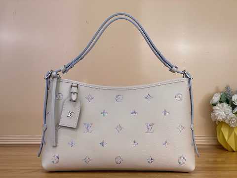Louis Vuitton–Style CarryAll East-West M2A369 White Empreinte XL Bag