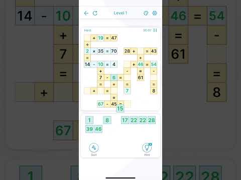 Math Crossword: Number Puzzle