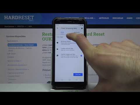 Cómo borrar el historial de OUKITEL WP5 - navegador Chrome