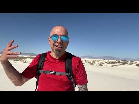 DJ Vanlife Diaries: White Sands National Park. Stealth camping for the first time!