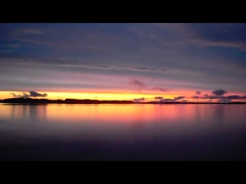 Puruvesi midnight twilight - midsummer  keskiyön hämärä Finland