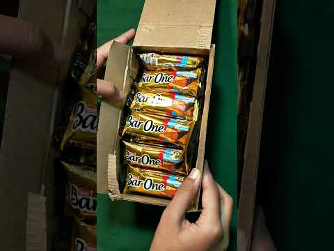 Nestle Bar One full box opening / nestle chocolate #shorts #asmr