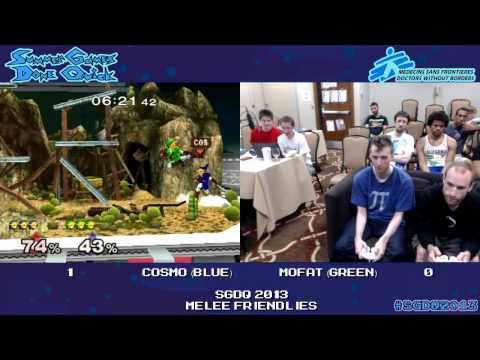 Cosmo vs Mundungu : Melee finals at SGDQ 2013