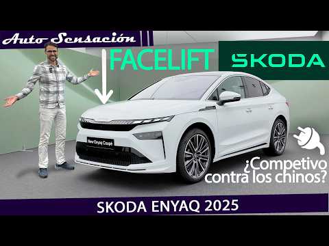 Presentación Skoda Enyaq facelift 2025  . Actualización para intentar seguir siendo competitivos.