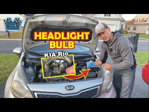 How To Replace Headlight Bulbs - Kia Rio (Andy’s Garage: Episode - 441)