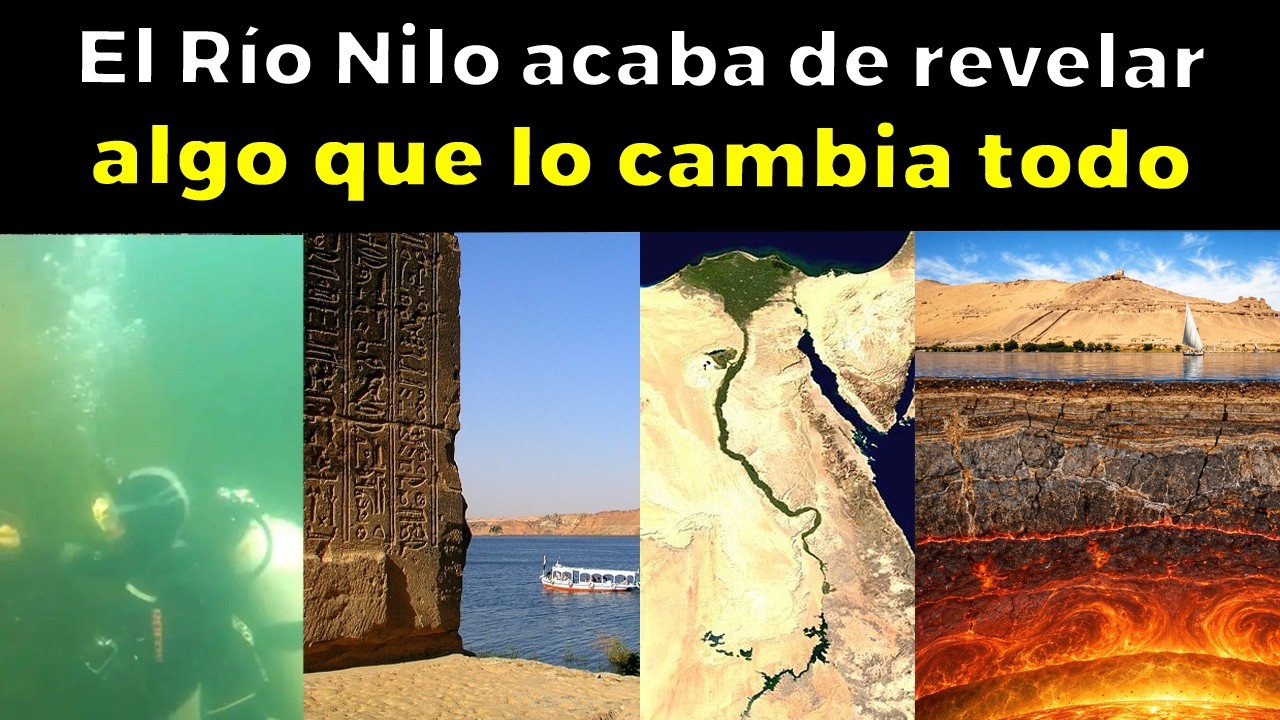 ¡Esto Fue Encontrado En Un Misterioso Canal Bajo El Río NILO!