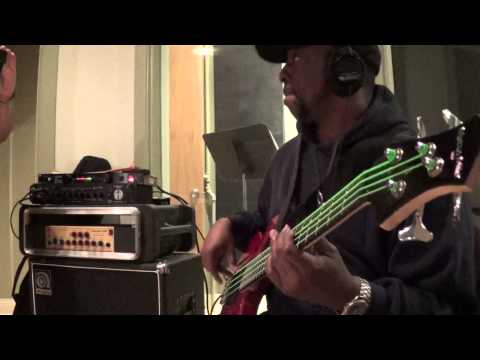 Sire M3 Bass at recording session...