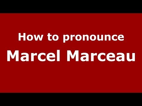 How to pronounce Marcel Marceau (French/France) - PronounceNames.com